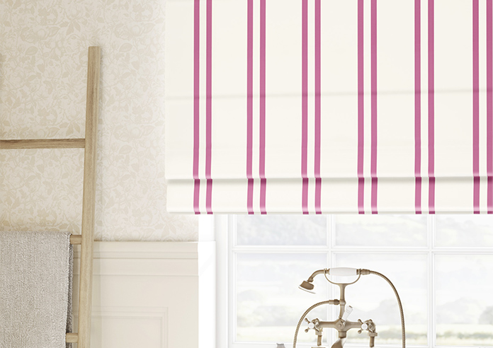 Winnies Stripe, Cosmos - Roman Blind - Image 5